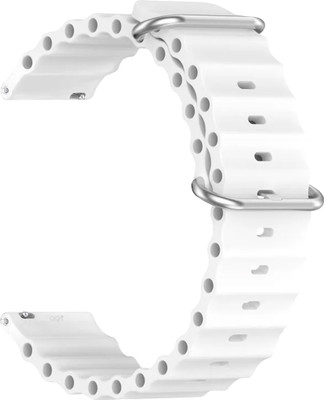 ACM Watch Strap Silicone Smart for Citizen Cz Smart Smartwatch Belt White Smart Watch Strap(White)
