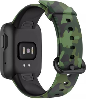 SwapME Soft Silicone smartwatch Strap Compatible only for Redmi Watch 2 Lite/Redmi GPS Smart Watch Strap(Green)