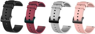 Priavy Smart watch band strap belt 22mm for ladies/Mens smartwatch band Silicon (Black, red, Grey, pink ) Smart Watch Strap(Mullti Color)