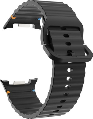 Zapper Color Stitch Strap [WATCH NOT INCLUDED] Smart Watch Strap(Black)