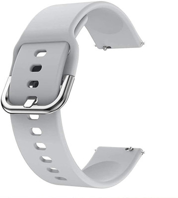 BLACK LOVIES 22MM SOFT SILICON BELT Smart Watch Strap(Grey)