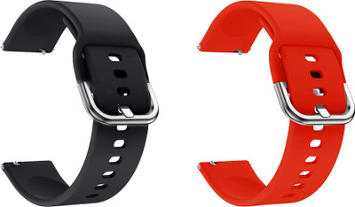 ACM Pack of 2 Watch Strap Hook for Fireboltt Beast Spo2 Bsw002 (Black/Red) Smart Watch Strap(Mullti Color)