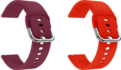 ACM Pack of 2 Watch Strap Hook for |Realme Rma161 (Purple/Red) Smart Watch Strap(Mullti Color)