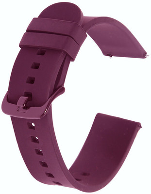 Colorcase Silicon Strap Compatible with Hammer Conquer Smart Watch Smart Watch Strap(White, Red)