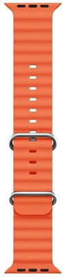 PUNAK 42/44/45/49 MM SILICON OCEAN BELT Smart Watch Strap(Orange)