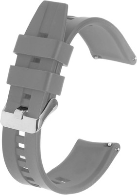Zelfo Silicone Strap Compatible with Boult Trail Smart Watch Smart Watch Strap(Grey)