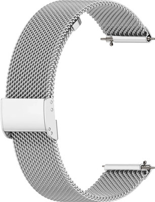 ACM Watch Strap Adjustable Metal for Hammer Pulse 2.0 Smartwatch Belt Silver Smart Watch Strap(Silver)