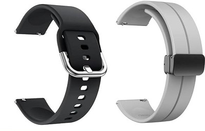 LIDDU Watch Strap Belt For/Compatible With Noise Smart Watches 22 MM Smart Watch Strap(Grey)
