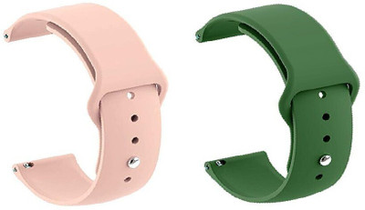 BLACK LOVIES 20MM Soft Silicon Smartwatch Belt for 360 BSW017 Smart Watch Strap(Pink, Green)