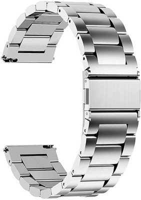 AOnes Watch Strap Stainless Steel Metal for Amazfit Cheetah Smart Watch Strap(Silver)