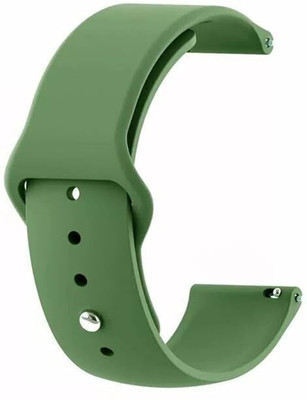 RUPELIK Silicone 22mm Strap Comfortable, Durable and Stylish Replacement Band Smart Watch Strap(Green)