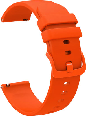 ACM Watch Strap Silicone Color Hook for V2a Cimo 1 Smartwatch Belt Band Orange Smart Watch Strap(Orange)
