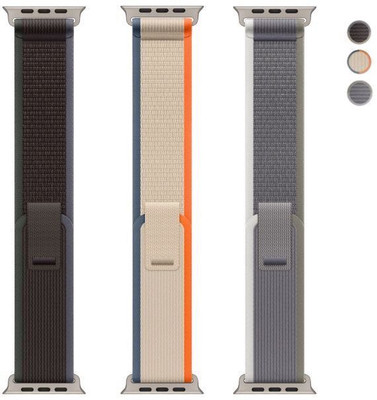 onefit 2 cm Trail Loop Nylon Band for 42,44,45,49(mm) Smart Watch Strap(Mullti Color)