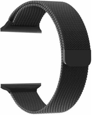 Melfo New-Magnetic Chain Strap Compatible with Series 7/6/5/4/3/2/1/SE Smart Watch Strap(Black)