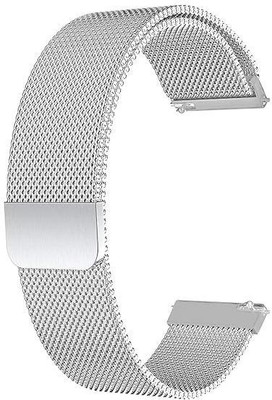JOBINKA 20mm Chain Watch Strap Suitable For All 20mm Watches (Check Photo & Description) Smart Watch Strap(Silver)