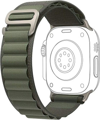 D'Wild Alpine Loop Watch Strap for iWatch Series 38/ 40/ 41mm Series 8 7 6 5 4 3 2 1 SE Smart Watch Strap(Green)