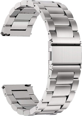 ACM Watch Strap Metal for Realme Smart Watch 2 Pro Smartwatch Belt Silver Smart Watch Strap(Silver)