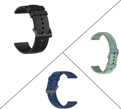 TECHNUV 22mm Watch Strap Black Buckle (compatible Watch List In Photo & Description) Smart Watch Strap(Black, Blue, Green)