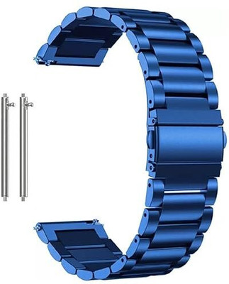 JOBINKA 22MM Watch Strap Samsung Gear S3 Classic/Gear S3 Frontier,Noise ColorFit Vision/Vision 2 Smart Watch Strap(Blue)