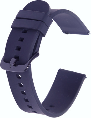 Colorcase Silicon Strap Compatible With Pebble Vienna Smart Watch Smart Watch Smart Watch Strap(Blue)