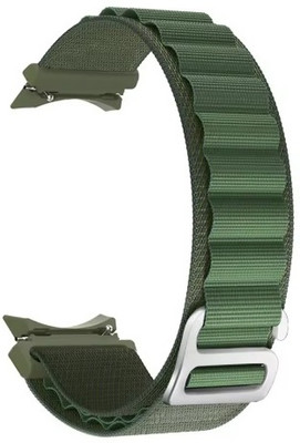 Colorcase Nylon Strap Compatible with Samsung Galaxy Watch 4 40/44mm Smart Watch Smart Watch Strap(Green)
