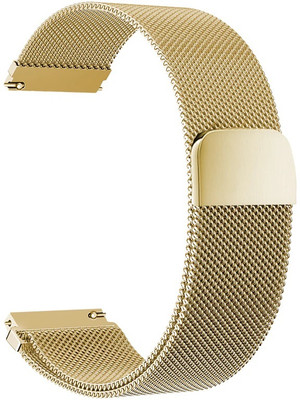 Colorcase Metal Strap Compatible with Boult Cosmic R Smart Watch Smart Watch Strap(Gold)