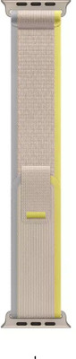 KHR Trail Loop Nylon Watch Band 49mm 45mm 44mm 42mm for Watch Ultra/Ultra 2 Band Series 9 8 7 6 5 4 3 2 1 Series SE Smart Watch Strap(Yellow)