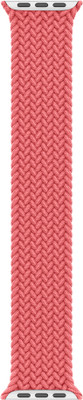DailyObjects Pink Lightweight Braided Solo Loop Watchband/Straps Compatible With Apple Watch 38 mm/40 mm/41 mm | Sporty Adjustable Strap with Premium Slim Fit Watchband For Apple iWatch Ultra Series SE 8 7 6 5 4 3 2 1 (Watch Not Included) Smart Watch Strap(Pink)