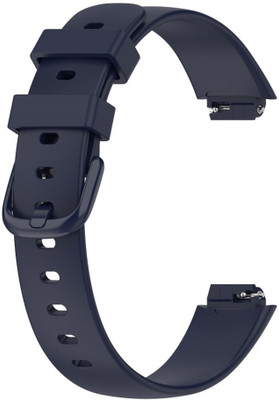 CellFAther Silicone Sports Straps Compatible with Fitbit Inspire 3 Replacement large size Strap Smart Band Strap(Black)
