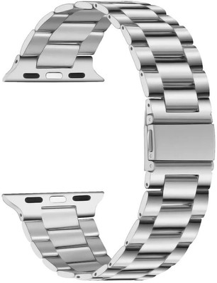 Colorcase Stainless Steel Strap Compatible with Ubon Fitguru 5.0 Sw-71 Smart Watch Smart Watch Strap(Silver)