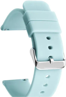 Colorcase Silicon Belt Compatible For Fossil Q Venture Ftw6003 Smart Watch 22mm - 32 Smart Watch Strap(Clear, Green)