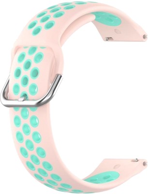 ACM Watch Strap Belt for Noisefit Brio Smartwatch Band Pink & Blue Smart Watch Strap(Mullti Color)