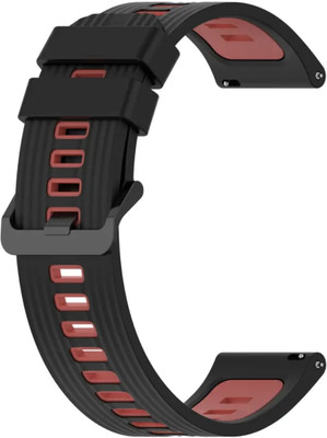 Melfo Smart Watch Strap Belt Silicone Strap Belt Compatible With Boat Storm Call 3 Plus Smart Watch 7001770 mm Smart Watch Strap(Black, Red)