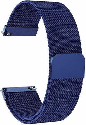 BLACK LOVIES 22mm Metal Magnetic Milanese Loop Band smartwatch belt Smart Watch Strap(Blue)