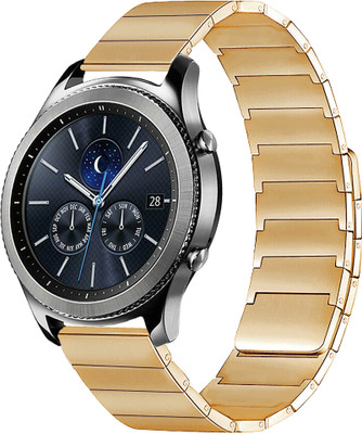 ACM Watch Strap Magnetic Steel for Armani Exchange Drexler Axt2006 Smartwatch Gold Smart Watch Strap(Gold)
