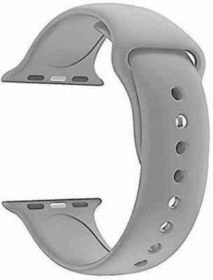 Viraan Watch Strap Compatible with Apple Watch Straps 45mm 44mm 42mm, Soft Silicone Sports Wristband for iWatch Series 7, 6, 5, 4, 3, SE (Watch Not Included) (45/44/42mm) Smart Watch Strap(Grey)