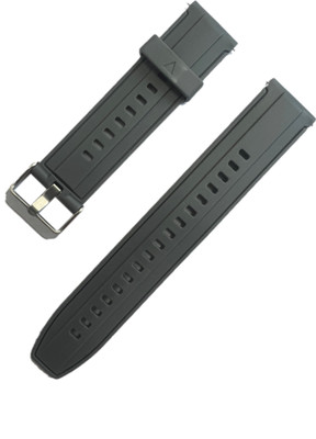 Melfo Flexible Silicon Strap Compatible with Syska Sw100 Smart Watch Strap(Grey)