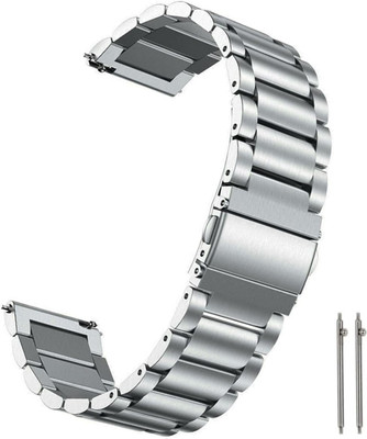 SwapME Gear S3 Frontier Bands/Galaxy Watch 3 Band 45mm, 22mm Solid Stainless Steel Metal Business Bracelet Strap for Samsung Gear S3/Galaxy Watch 46mm(2019)/Galaxy Watch 3 45mm Black Smart Watch Strap(Silver) SwapME Gear S3 Frontier Bands/Galaxy Watch 3 Band 45mm, 22mm Solid Stainless Steel Metal Business Bracelet Strap for Samsung Gear S3/Galaxy Watch 46mm(2019)/Galaxy Watch 3 45mm Black Smart Watch Strap(Silver)
