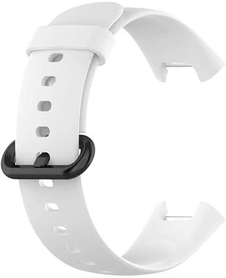TECHNUV Soft Silicone Classic Strap With Secure Buckle Lock for Redmi Watch 2 Lite/Redmi GPS Smart Watch Only, Comfort and Flexible Fitness Smart Watch Strap Smart Watch Strap(White) TECHNUV Soft Silicone Classic Strap With Secure Buckle Lock for Redmi Watch 2 Lite/Redmi GPS Smart Watch Only, Comfort and Flexible Fitness Smart Watch Strap Smart Watch Strap(White)