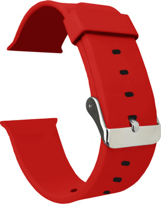 ACM Sliding Watch Strap Silicone for Hammer Ultra Classic Smartwatch Belt Band Red Smart Watch Strap(Red)