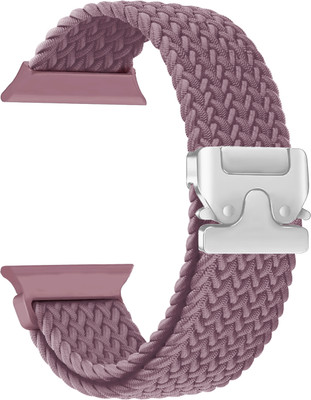 ACM WSM38Z40BR1072 Sliding 44mm 49mm Watch Strap Woven Braided Clipper for The Mobile Point Watch 7 Smartwatch Brown Smart Watch Strap(Brown)