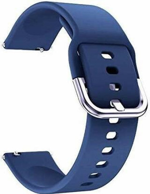Big Wings 22mm Metal Buckle Silicone Strap Compatible with FIREBOLT SUPERNOVA Smart Watch Strap(Blue)