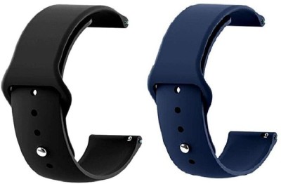 BLACK LOVIES 22 MM Soft Silicon Smartwatch Strap Compatible With B 0 A T Enigma. Smart Watch Strap(Black, Blue)