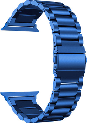 ACM Sliding Watch Strap Metal for Moojlo T-500 Smartwatch Belt Blue Smart Watch Strap(Blue)