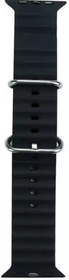 CHG Watch strap for iWatch Band Ultra 49mm/45mm/44mm/42mm 42 mm Smart Watch Strap(Black)