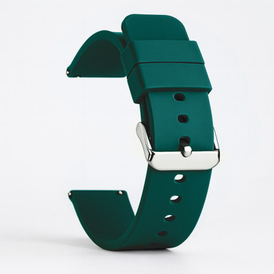 CELSERA Silver Buckle 22MM Watch Strap Belt Compatible with Noise ColorFit Icon 2, Elite, Icon 4, 5, Twist Go, Other Models in Description Smart Watch Strap(Green)