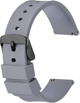 A3sprime Universal Soft Silicon Strap Suitable for All 22mm Lugs Width Smartwatch Smart Watch Strap(Grey)