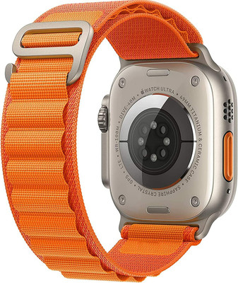 valente Alpine Loop 38mm/40mm/41mm Strap Compatible with iWatch Series 4,5,SE,6,7,8 Smart Watch Strap(Orange)