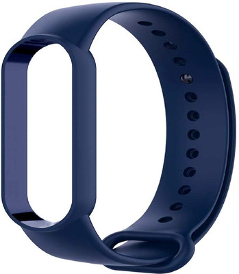 TRENDINGVIEW Soft Silicone Smart Watch Band Strap for MI Band 5 Not For Band 4/3/2 Smart Band Strap(Blue)