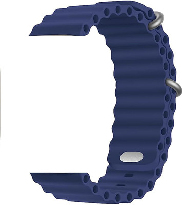 Firetook Ocean Strap Loop Nylon Bands/Straps Compatible with Watch T55/T550 W26, 49mm 45mm 44mm 42mm Men & Women, Adjustable Strap with Metal G-Hook Premium Strap for iWatch Ultra Series SE 8 7 6 5 4 3 2 1 Smart Watch Strap Smart Watch Strap(Blue)